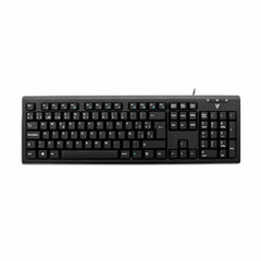 Keyboard V7 KU200ES Spanish Qwerty Black