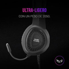 Gaming Earpiece with Microphone Mars Gaming MH120 PC PS4 PS5 XBOX