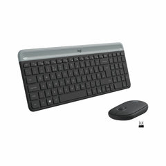 Keyboard and Mouse Logitech MK470 Black Wireless