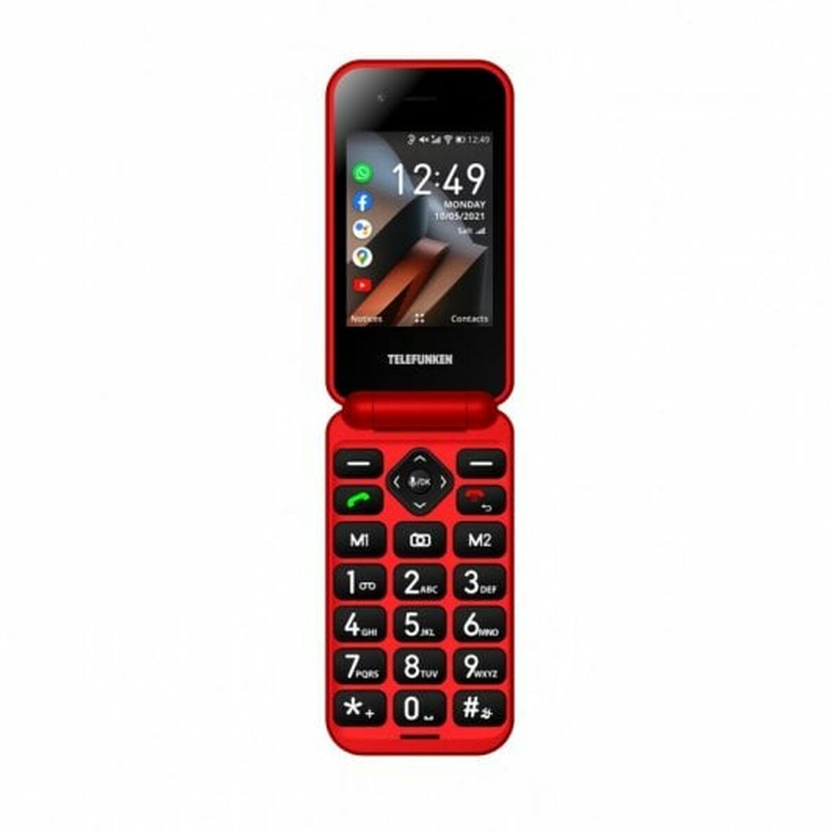 Mobile phone Telefunken TF-GSM-740-CAR-RD Red