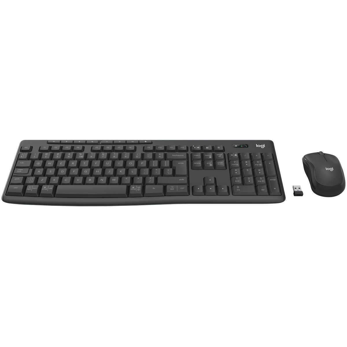 Keyboard and Mouse Logitech 920-012077 Grey Graphite English EEUU Qwerty US