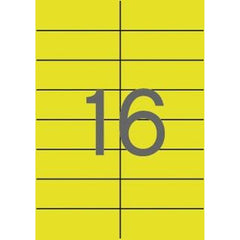Printer Labels Apli    Yellow 105 x 37 mm