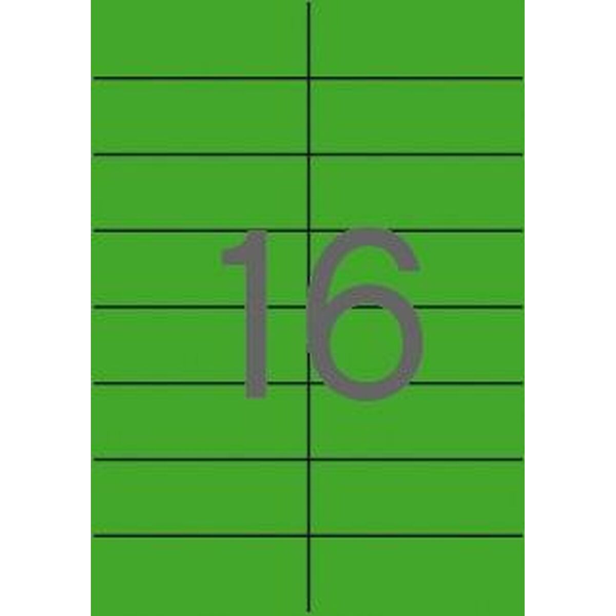 Printer Labels Apli    Green 105 x 37 mm