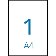 Adhesive labels Apli 1788 500 Sheets 210 x 297 mm White