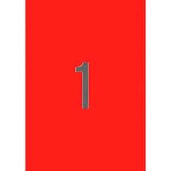 Printer Labels Apli     Red 210 x 297 mm