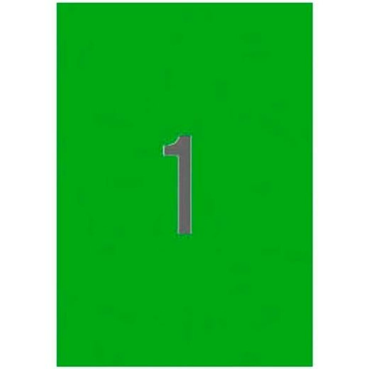 Printer Labels Apli     Green 210 x 297 mm