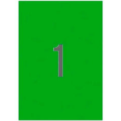Printer Labels Apli     Green 210 x 297 mm