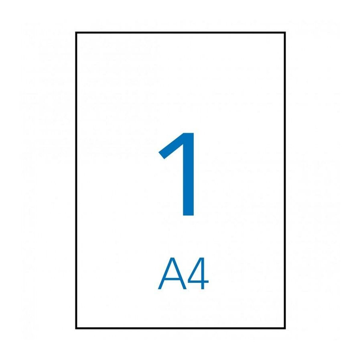 Adhesive labels Apli White 10 Sheets 210 x 297 mm