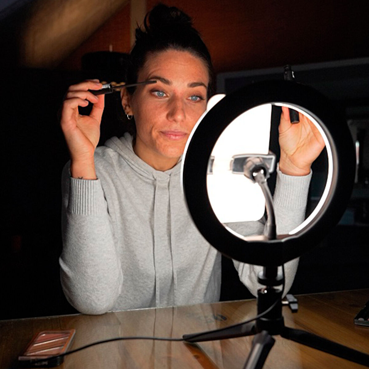 Rechargeable Selfie Ring Light KSIX Smartphone 12W