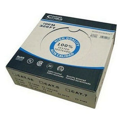 Category 5 UTP cable NANOCABLE CABLE RED RJ45 CAT.5E UTP RIGIDO AWG24, 100 M (100 m)