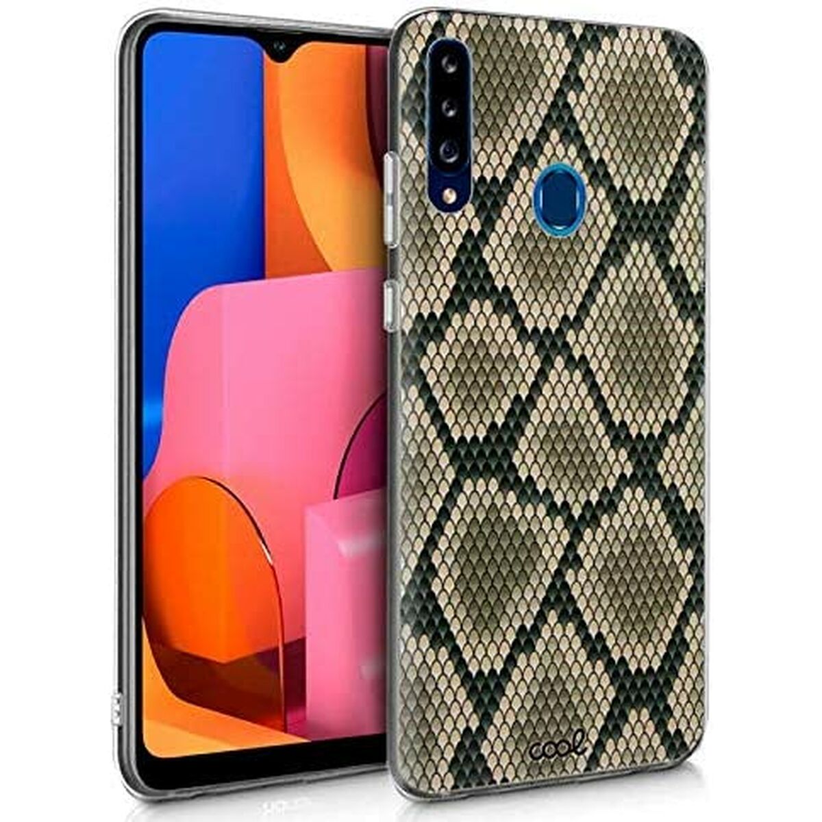 Mobile cover Cool Snake Drawings Samsung Galaxy A20s Multicolour