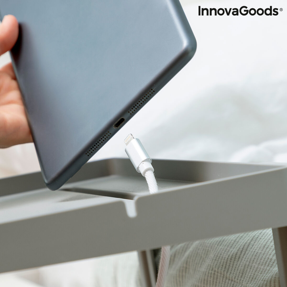 Universal Bed Shelf Bedten InnovaGoods Bedten Grey (Refurbished A)