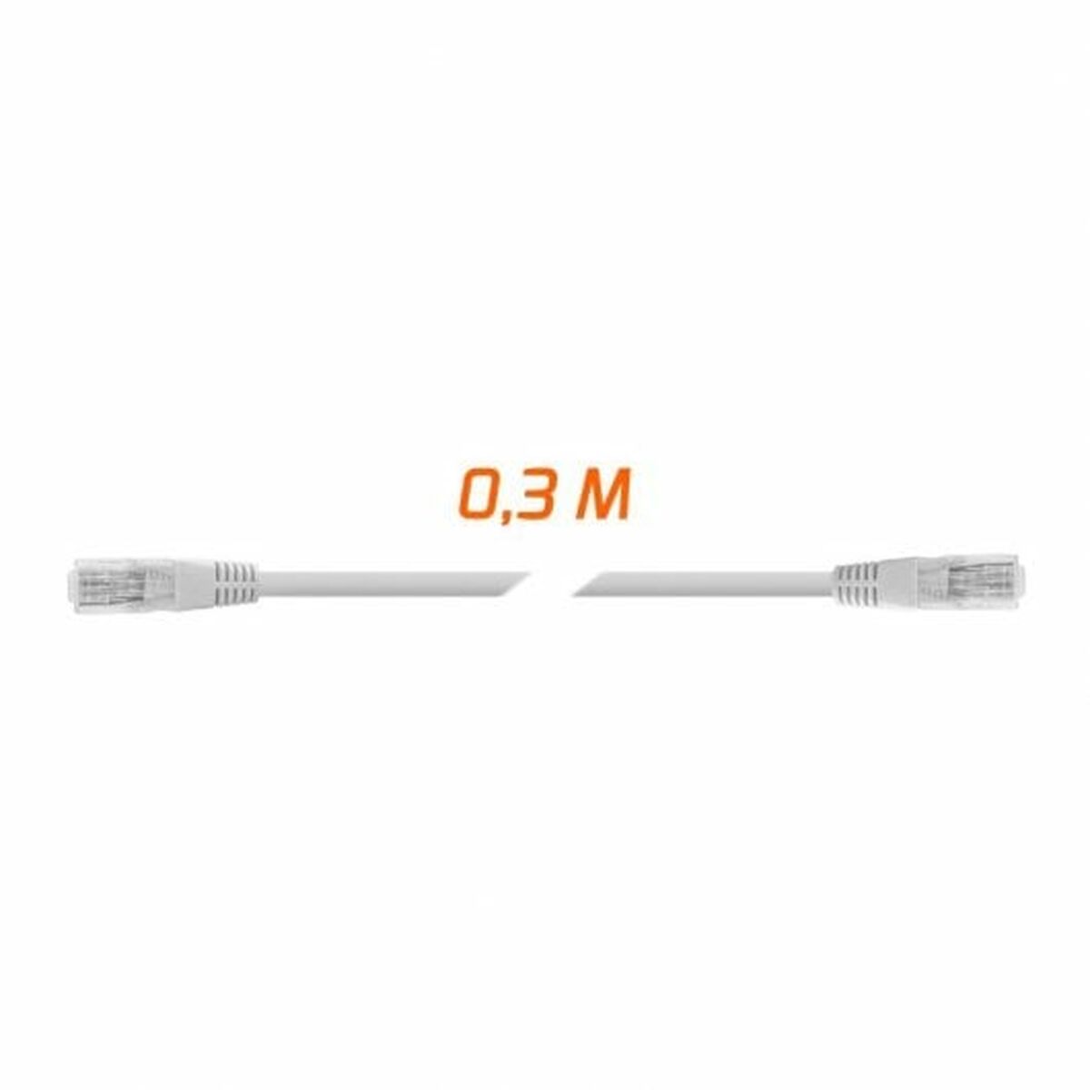 UTP Category 6 Rigid Network Cable PcCom 0,3 m
