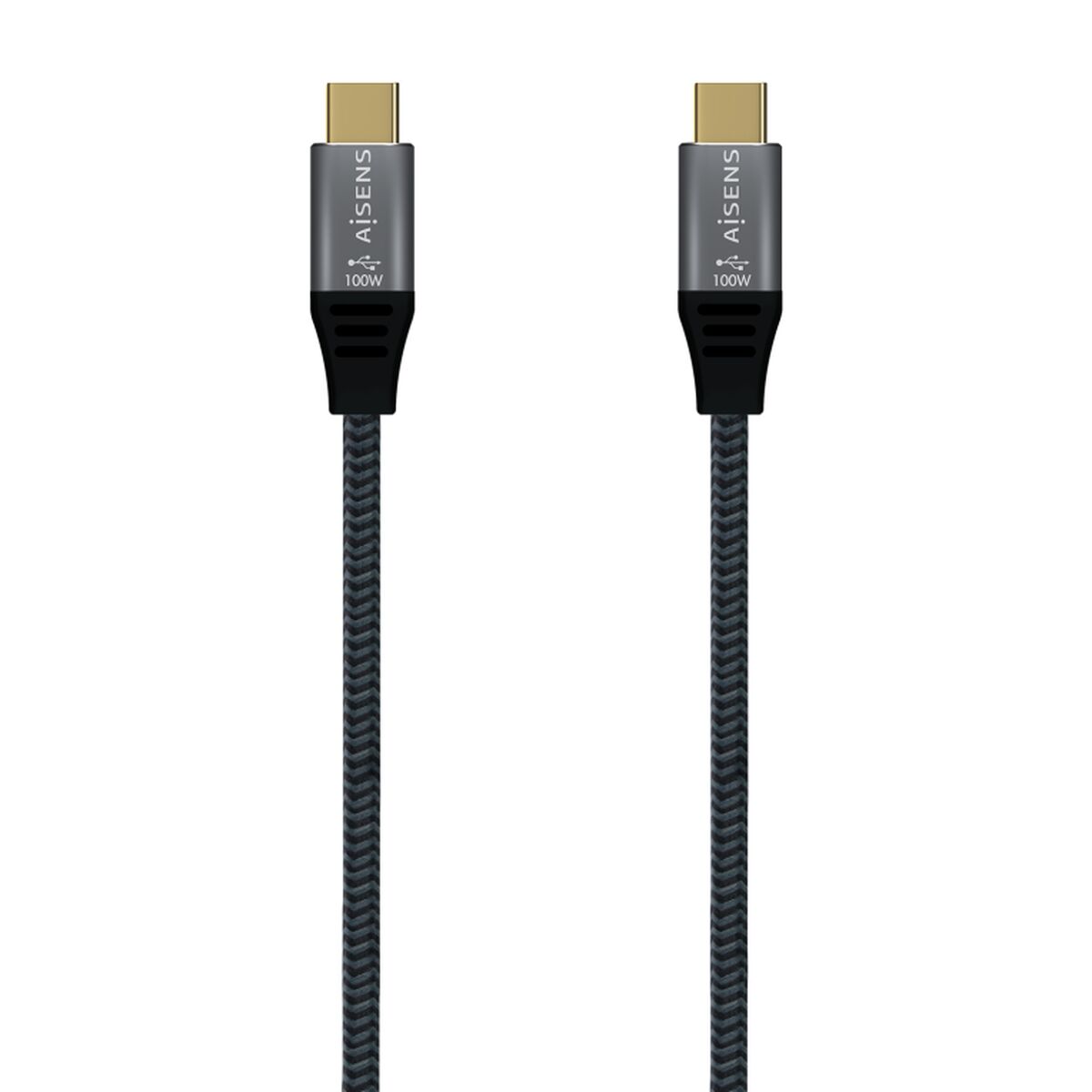 Cable USB C Aisens A107-0672 1,5 m Grey