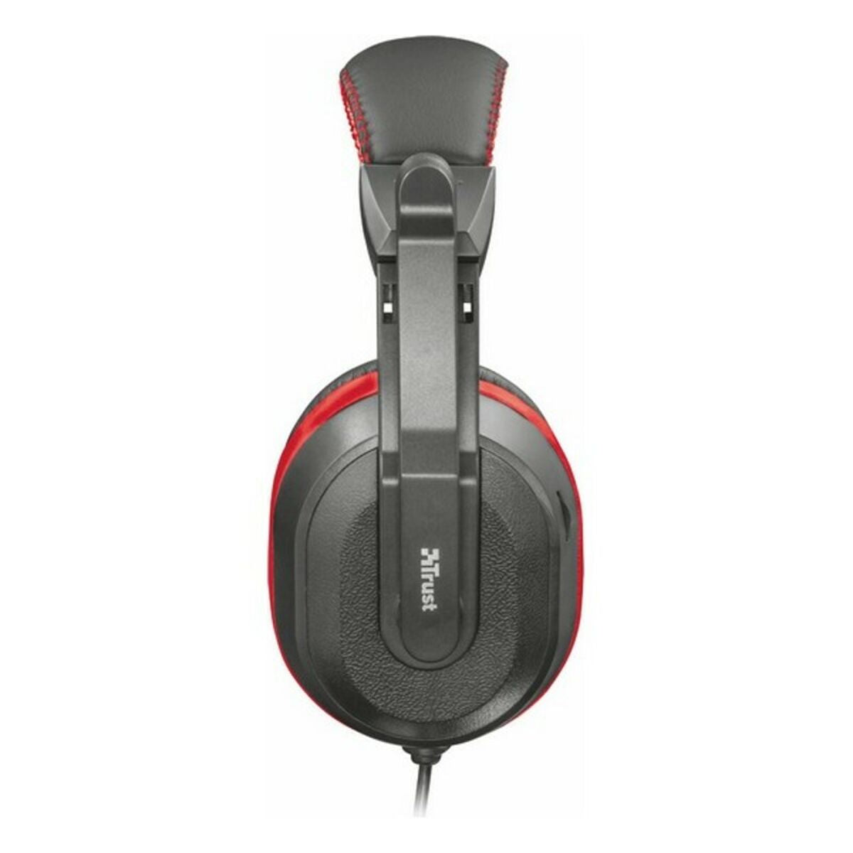 Headphones with Microphone Trust 21953 Black Yes Red Red/Black