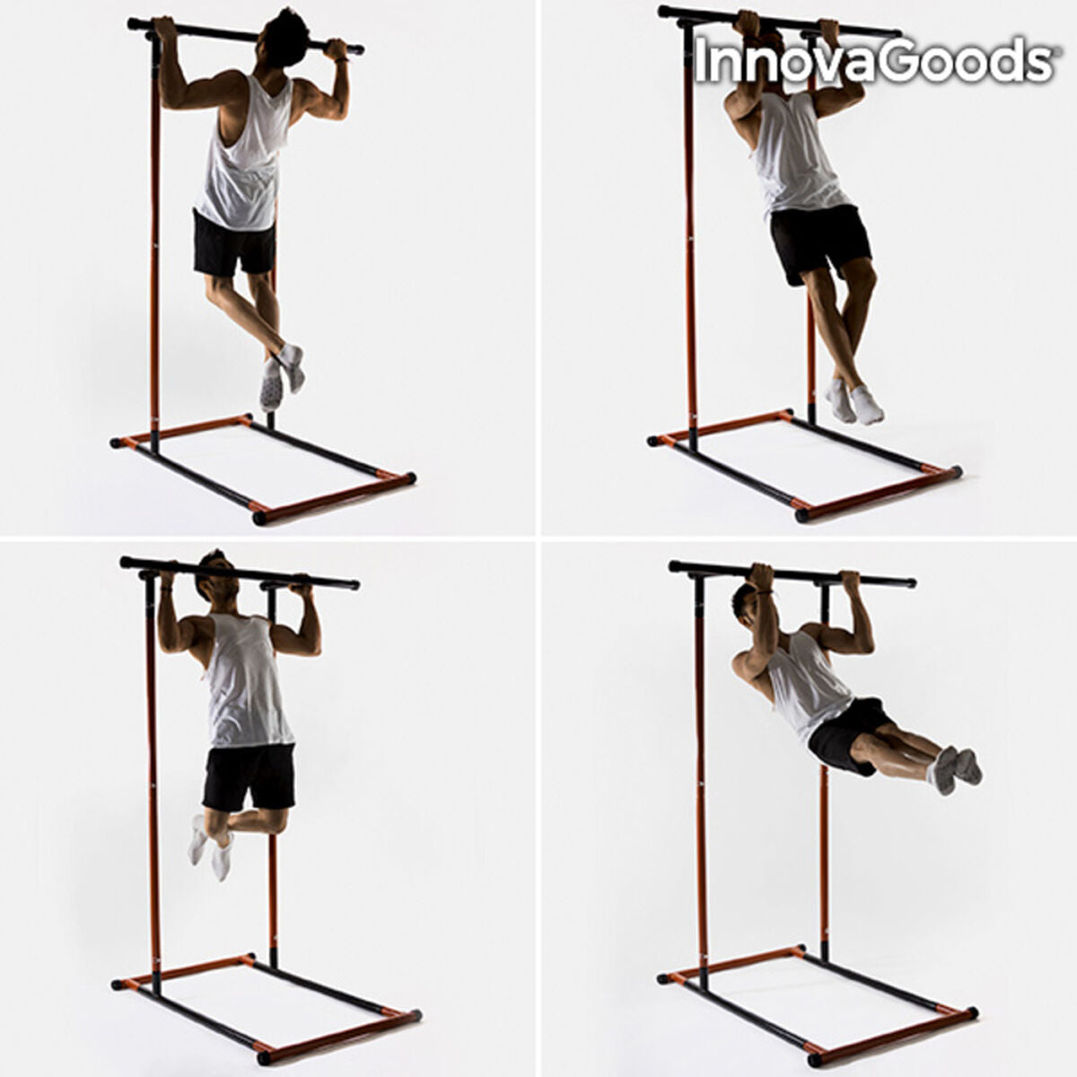 Pull-up Bar InnovaGoods IG811464 Steel Orange/Black (Refurbished B)