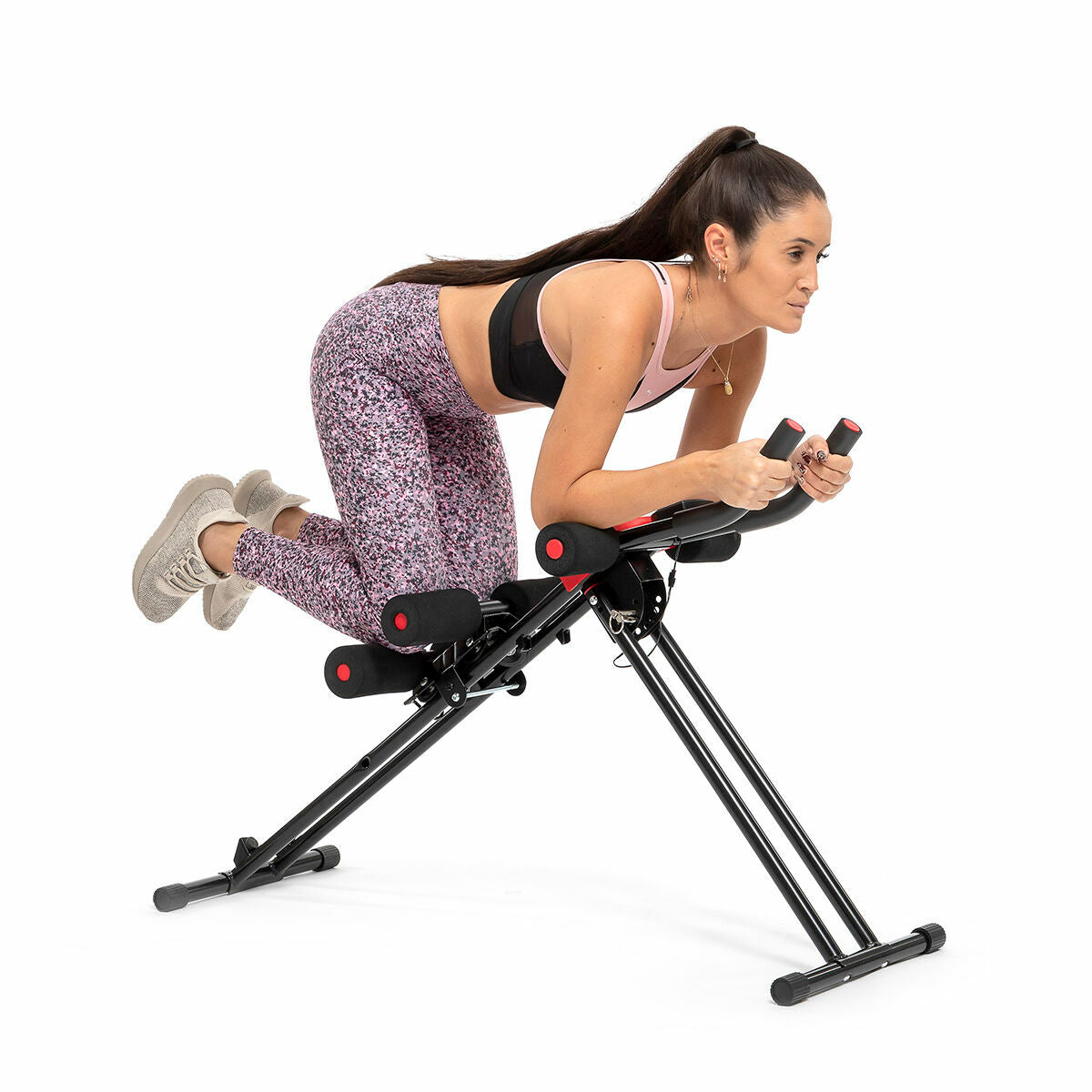 Folding Abdominal Machine with Exercise Guide Plawer InnovaGoods V0103487 (Refurbished A)